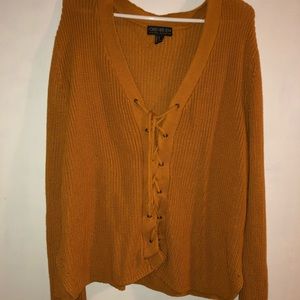 Forever 21 Plus Criss Cross Sweater